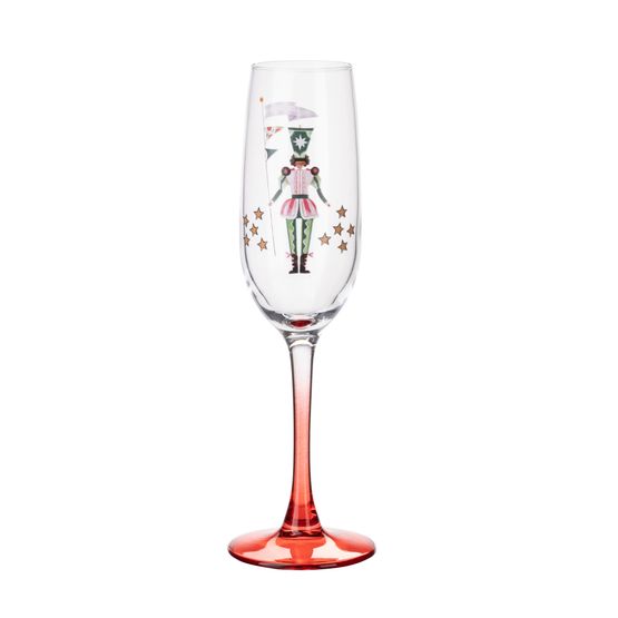 Cath Kidston - Nutcracker Set Of 2 Champagne Flutes