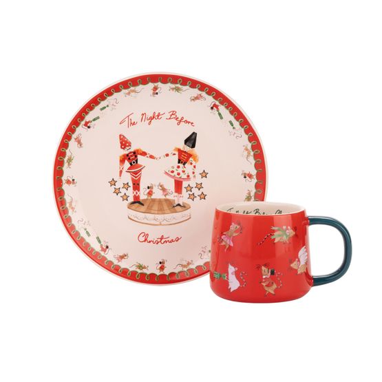 Cath Kidston - Nutcracker Xmas Eve Mini Mug and Plate