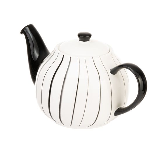 Siip - Vertical Stripe 2 Cup Teapot Grey