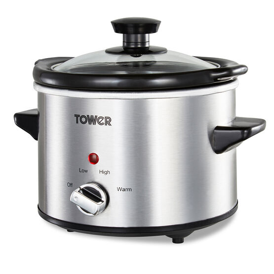 Tower 1.5L Stainless Steel Slow Cooker