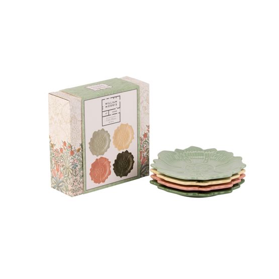 William Morris - Kitchen Garden Set of 4 Cake Plates