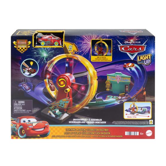 Disney &amp; Pixar Cars - Lightning McQueen Celebration Raceway Playset