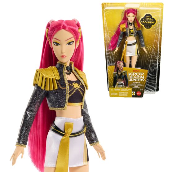 K-Pop Demon Hunters - Huntr/X Mira Golden Singing Doll