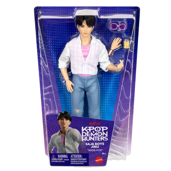 K-Pop Demon Hunters - Saja Boys Jinu Soda Pop Doll