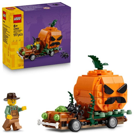 LEGO Iconic - Jack-O'-Lantern Pickup Truck