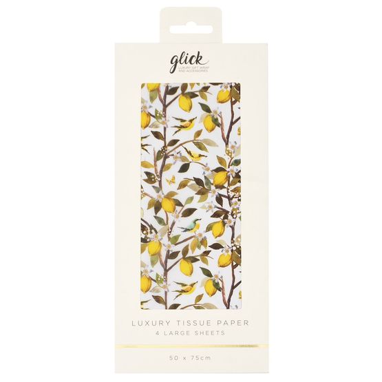 Glick - Patterned Lemon Orchard Tissue