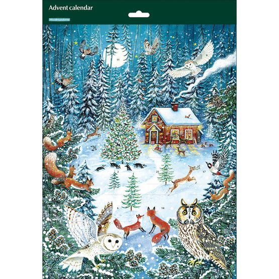 Christmas Forest Scene Advent Calendar