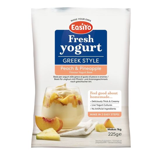 Easiyo - Greek Style Peach &amp; Pineapple
