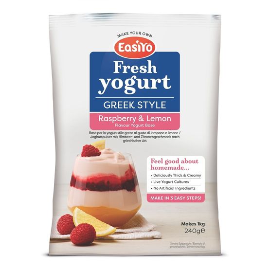 EasiYo - Greek Style Raspberry &amp; Lemon