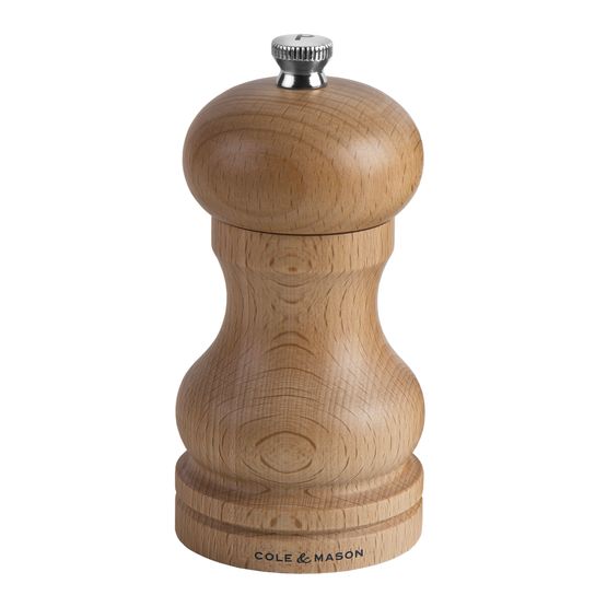 Cole &amp; Mason - Beech Capstan 12cm Salt Mill