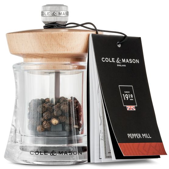 Cole &amp; Mason - Holborn Natural Beech Pepper Mill