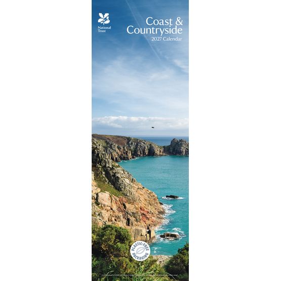 Otter House - Coast &amp; Countryside National Trust Slim Calendar 2027