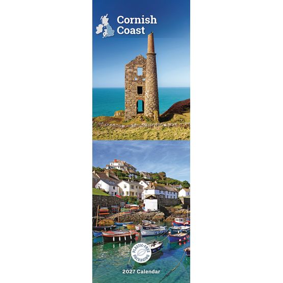 Otter House - Cornish Coast Slim Calendar 2027