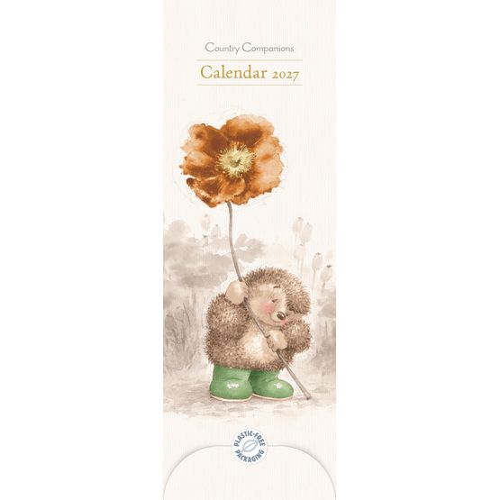 Otter House - Country Companions Slim Calendar 2027