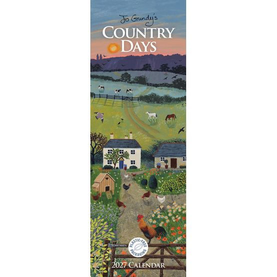 Otter House - Country Days Jo Grundy Slim Calendar 2027