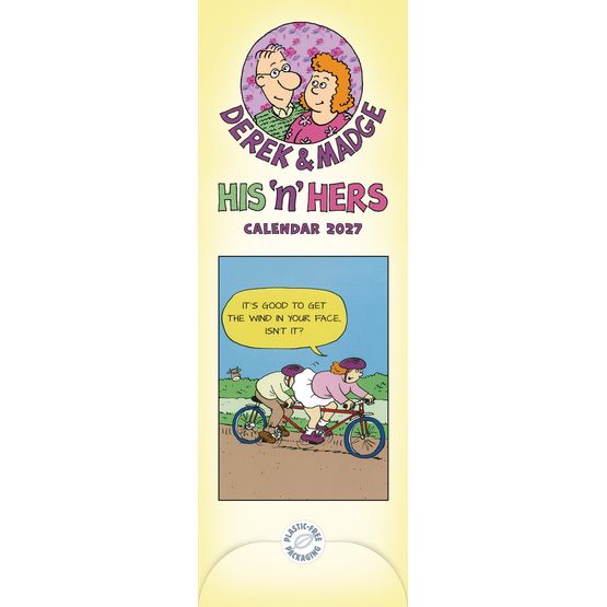 Otter House - Derek &amp; Madge His n Hers Planner Slim Calendar 2027