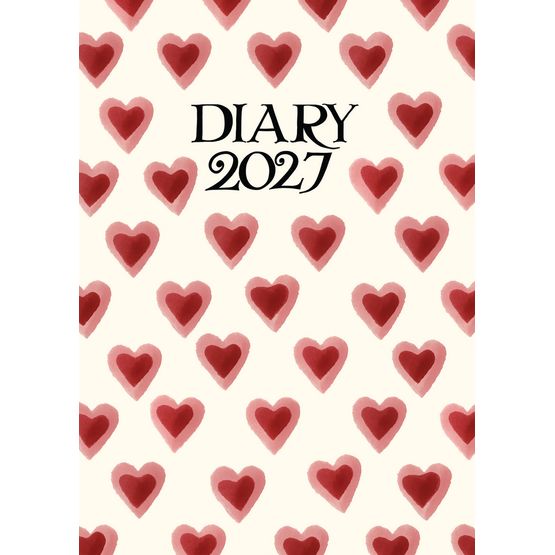 Otter House - Emma Bridgewater Double Hearts A6 Diary 2027