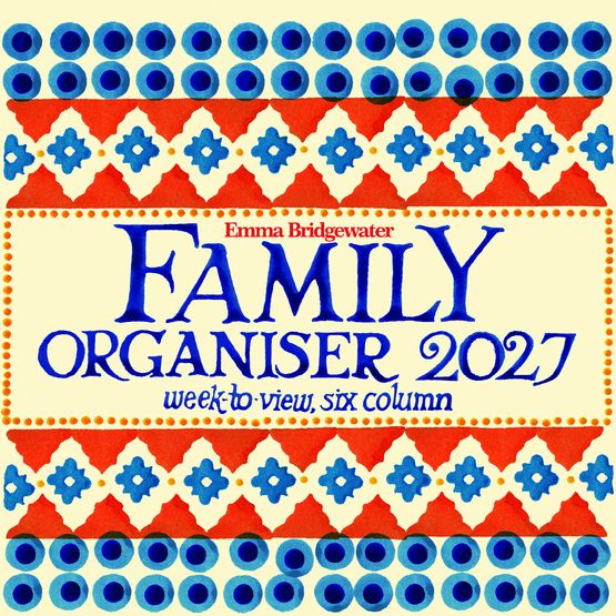 Otter House - Emma Bridgewater Sponged WT Planner Wall Calendar 2027