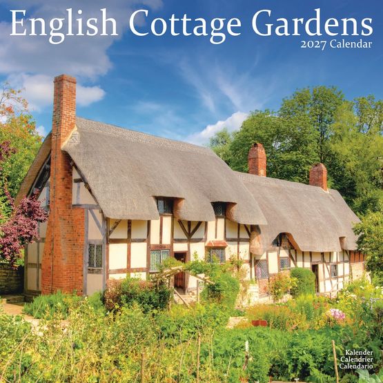Otter House - English Cottage Gardens Wall Calendar 2027