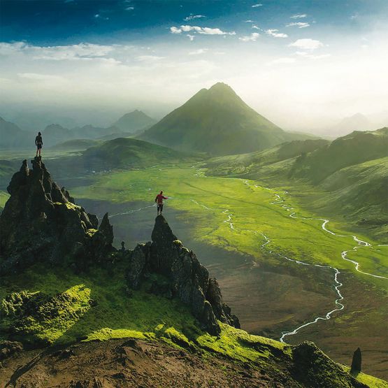 Two Friends On Mountains