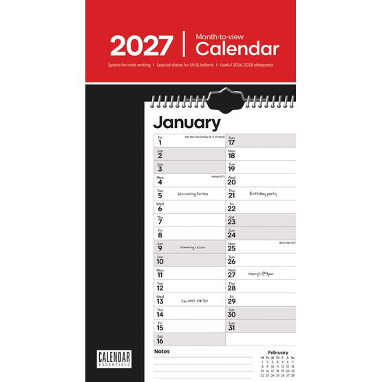Otter House - Essential MTV Stubby Slim Calendar 2027
