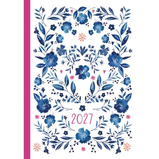 Otter House - Fashion Diary Blue Willow A6 Diary 2027