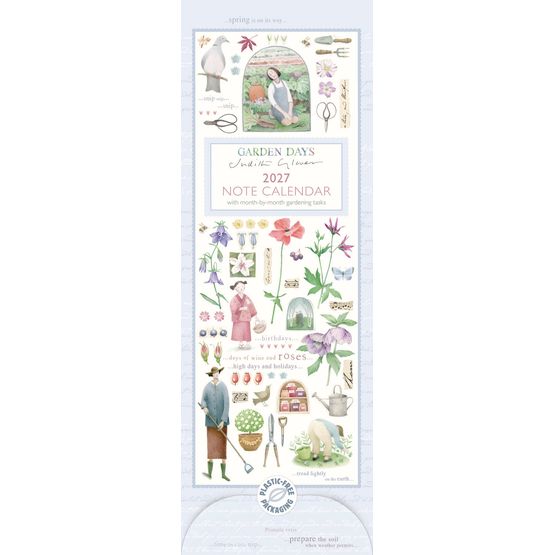 Otter House - Garden Days Slim Calendar 2027