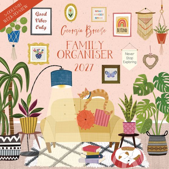 Otter House - Georgia Breeze WT Planner Wall Calendar 2027