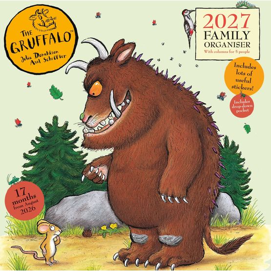 Otter House - Gruffalo Planner Wall Calendar 2027