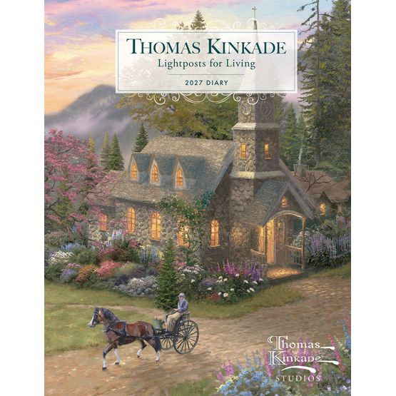 Otter House - Kinkade Thomas Lightposts for Living Deluxe Diary 2027