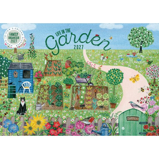 Otter House - Life in the Garden MTV Planner A4 Calendar 2027