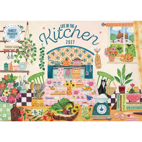 Otter House - Life in the Kitchen MTV Planner A4 Calendar 2027