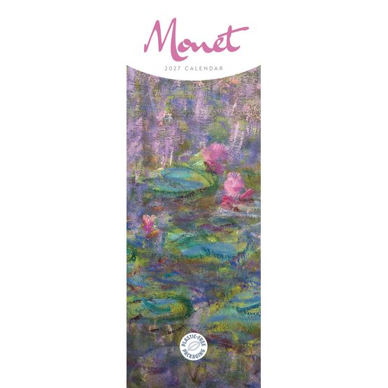 Otter House - Monet Slim Calendar 2027