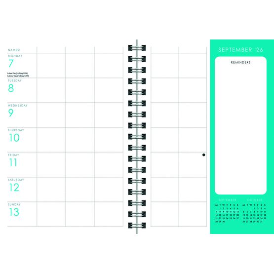 Otter House - Organised Family Geometric Planner A5 Diary 2027