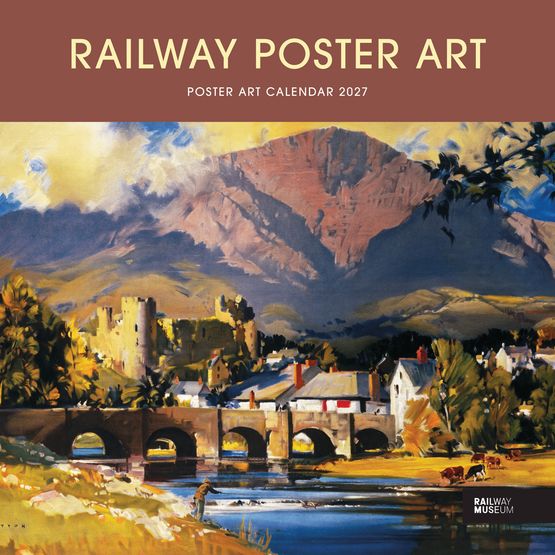 Otter House - Railway Poster Art NRM Wall Calendar 2027