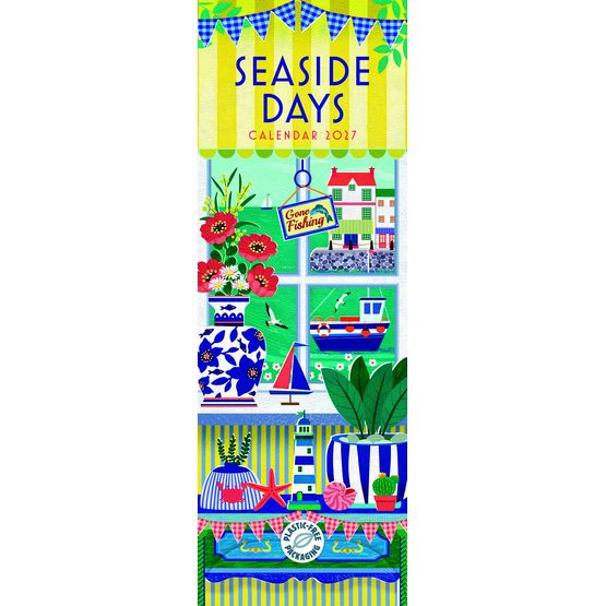 Otter House - Seaside Days Slim Calendar 2027