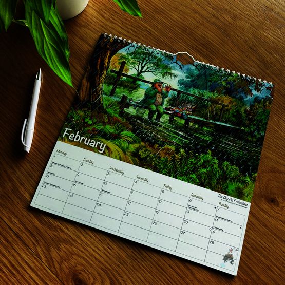 Otter House - Thelwell Wiro Wall Calendar 2027