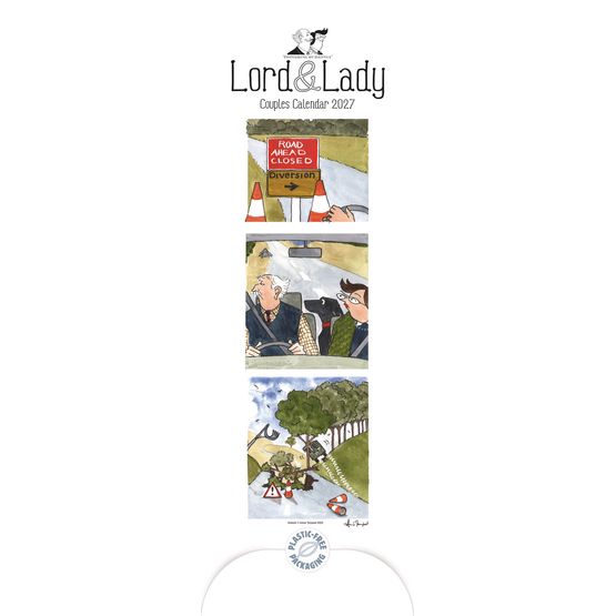 Otter House - Tottering By Gently Lord &amp; Lady Couples Planner Slim Calendar 2027