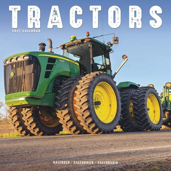 Otter House - Tractors Wall Calendar 2027