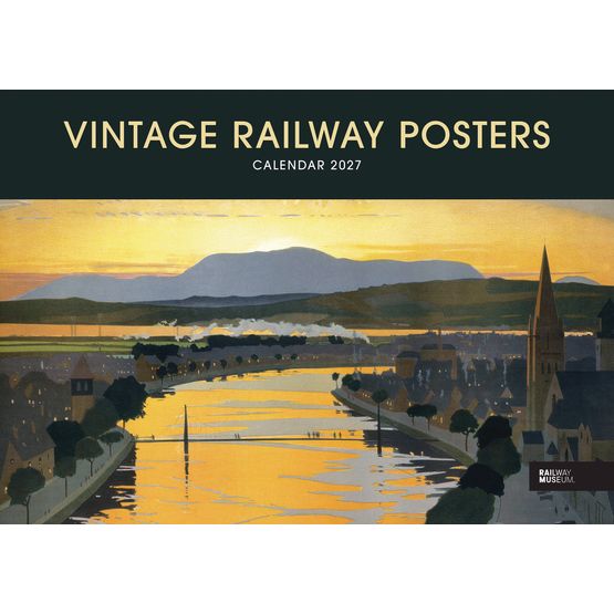 Otter House - Vintage Railway Posters NRM A4 Calendar 2027