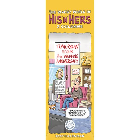 Otter House - Wacky World of His n Hers Planner Slim Calendar 2027
