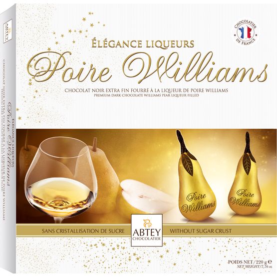 Abtey - Elegance Liqueurs Chocolates with Poire Williams