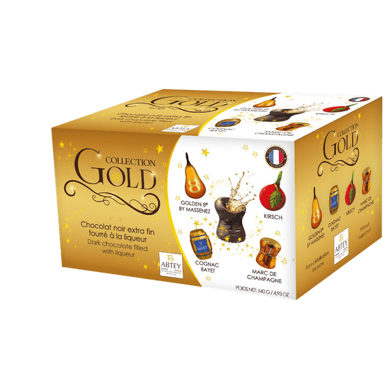 Abtey - Gold Collection Dark Chocolate filled with Liqueur