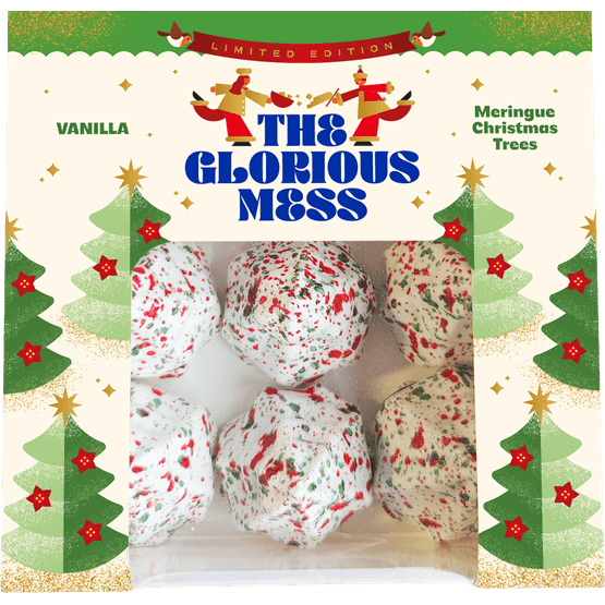 The Glorious Mess - 9 Vanilla Meringue Christmas Trees