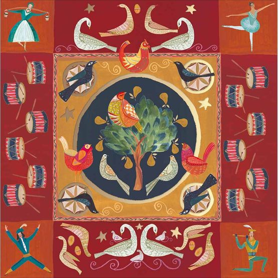 12 Days Of Christmas Christmas Card