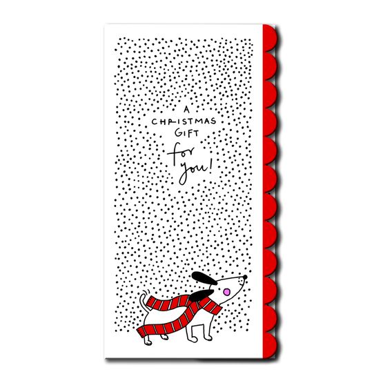 A Christmas Gift For You Dog Christmas Card