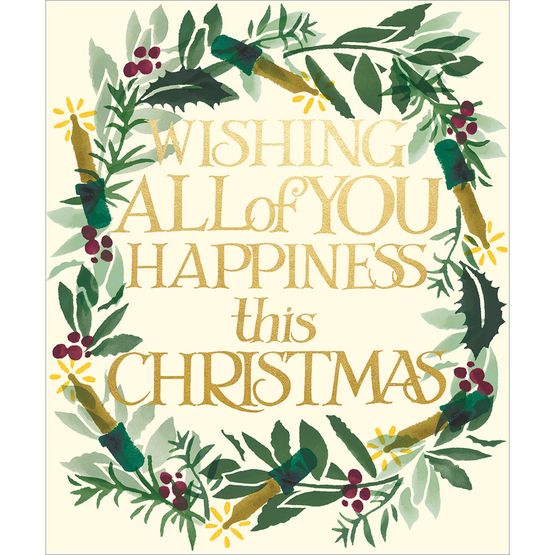 A Wreathful Of Joy Christmas Card