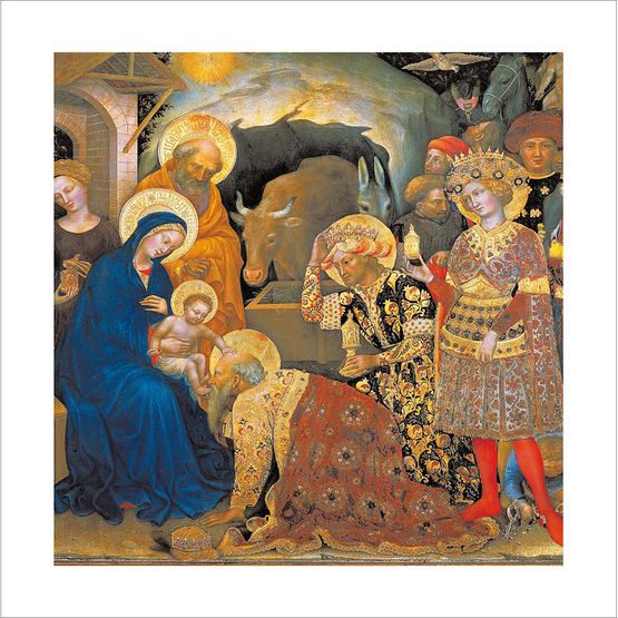 Adoration Of The Magi 1423 Christmas Card