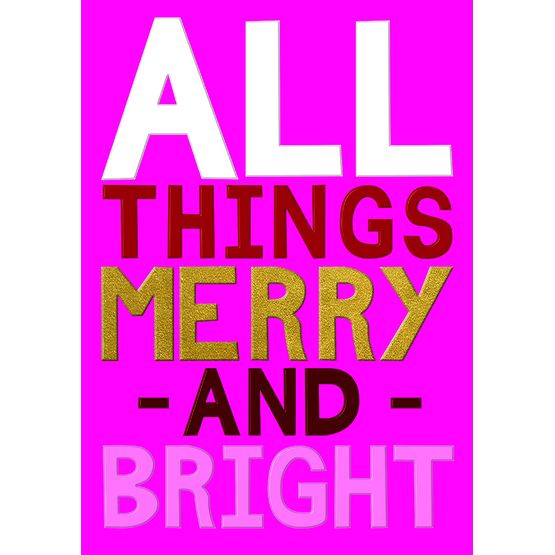 All Things Merry &amp; Bright Christmas Card