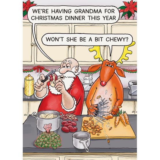 Bit Chewy Christmas Card